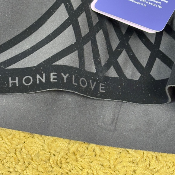 NWT HoneyLove Womens Silhouette Wireless Bonded Support Bra Sz L 38 B/C Black - Picture 11 of 12